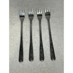 Oneida Northland Stainless Steel Shrimp Forks Korea Vintage 1980s